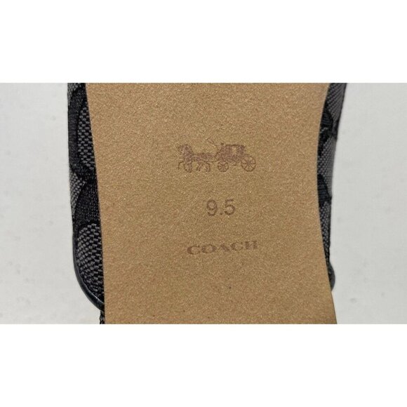 Coach Signature Print Mules Shoes Flats, Sz 9.5, NWOB - Picture 6 of 6